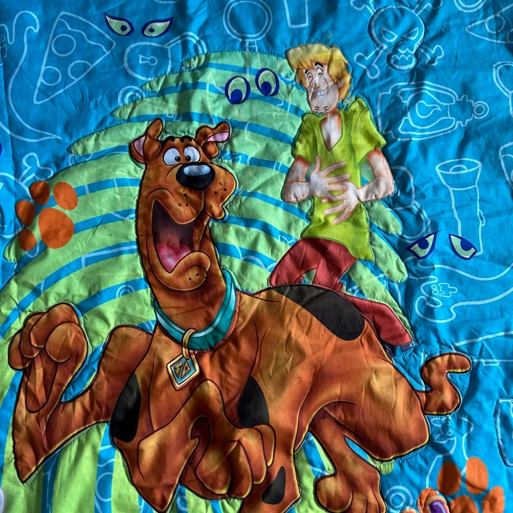 Scooby-Doo! Twin Quilt in Blue and Green
